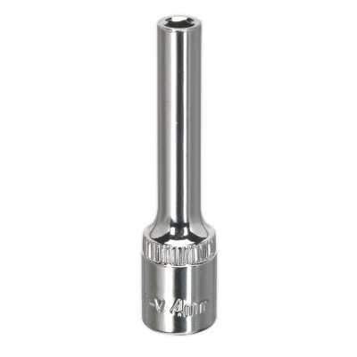 Sealey Premier Fully Polished Deep Socket 1/4