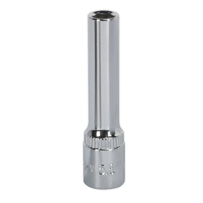 Sealey Premier Fully Polished Deep Socket 1/4