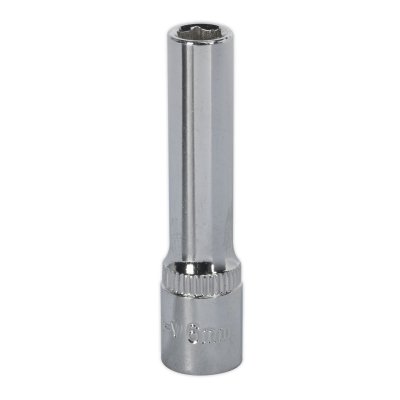 Sealey Premier Fully Polished Deep Socket 1/4