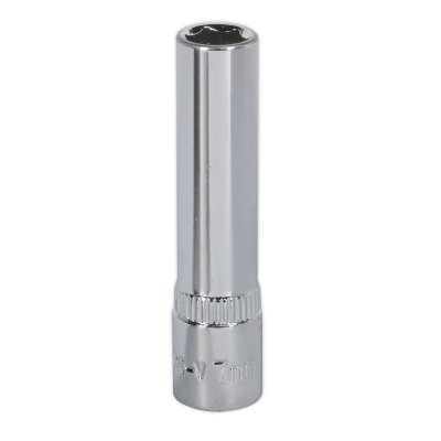 Sealey Premier Fully Polished Deep Socket 1/4