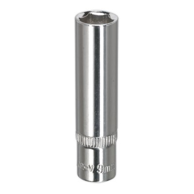 Sealey Premier Fully Polished Deep Socket 1/4