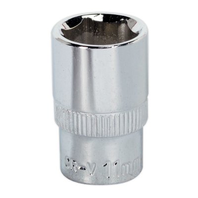 Sealey Premier Fully Polished Socket 1/4