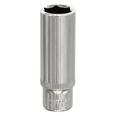 Sealey Premier Fully Polished Deep Socket 1/4