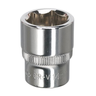 Sealey Premier Fully Polished Socket 1/4