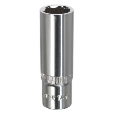 Sealey Premier Fully Polished Deep Socket 3/8