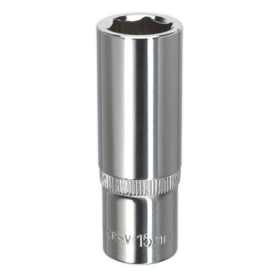 Sealey Premier Fully Polished Deep Socket 3/8