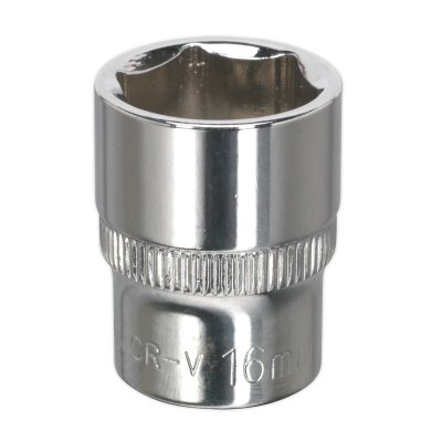 Sealey Premier Fully Polished Socket 3/8