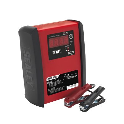 Sealey 12V 15A/24V Intelligent Speed Charge Battery Charger/Maintainer 10A