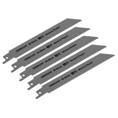 Sealey Reciprocating Saw Blade for Wood & Plastics 150mm 10tpi - Pack of 5