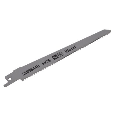 Sealey Reciprocating Saw Blade for Clean Wood 150mm 10tpi - Pack of 5