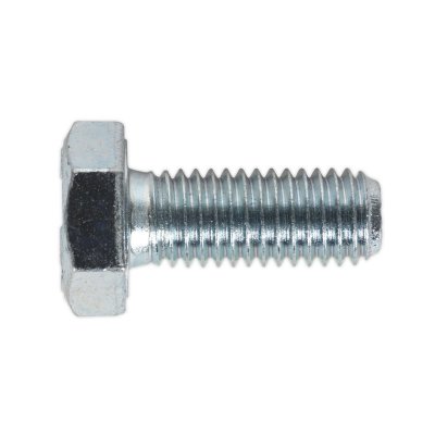 Sealey 8.8 Zinc Plated HT Setscrew M10 x 25mm, DIN 933 - Pack of 25