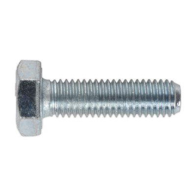 Sealey 8.8 Zinc Plated HT Setscrew M10 x 35mm, DIN 933 - Pack of 25