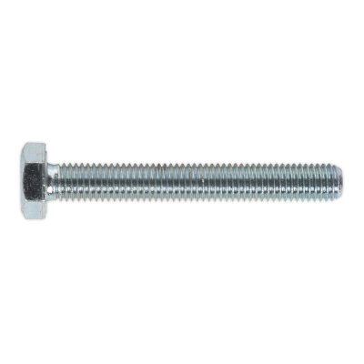 Sealey 8.8 Zinc Plated HT Setscrew M10 x 75mm, DIN 933 - Pack of 25