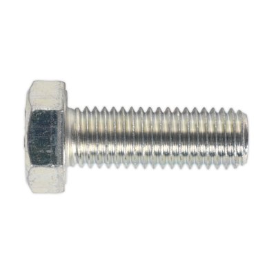 Sealey 8.8 Zinc Plated HT Setscrew M14 x 40mm, DIN 933 - Pack of 10