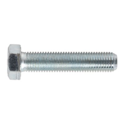 Sealey 8.8 Zinc Plated HT Setscrew M16 x 75mm, DIN 933 - Pack of 10