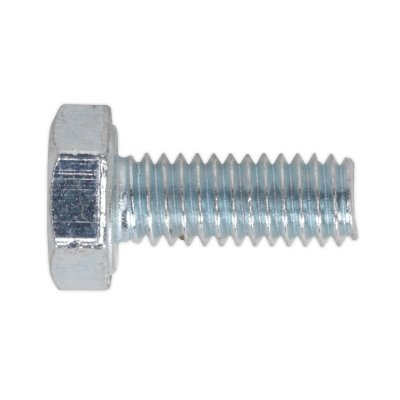 Sealey 8.8 Zinc Plated HT Setscrew M4 x 16mm, DIN 933 - Pack of 50