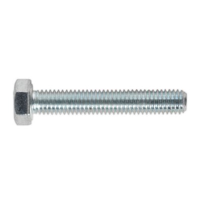 Sealey 8.8 Zinc Plated HT Setscrew M5 x 30mm, DIN 933 - Pack of 50