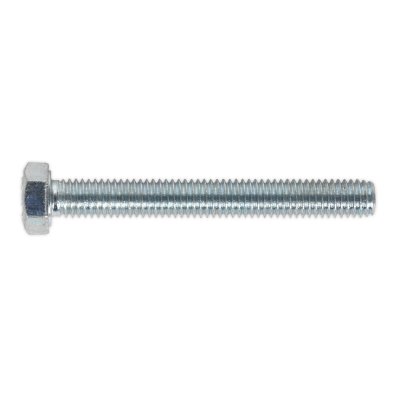 Sealey 8.8 Zinc Plated HT Setscrew M5 x 40mm, DIN 933 - Pack of 50