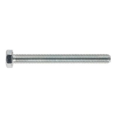 Sealey 8.8 Zinc Plated HT Setscrew M5 x 50mm, DIN 933 - Pack of 50