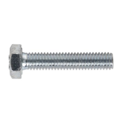 Sealey 8.8 Zinc Plated HT Setscrew M6 x 30mm, DIN 933 - Pack of 50