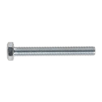 Sealey 8.8 Zinc Plated HT Setscrew M6 x 50mm, DIN 933 - Pack of 50