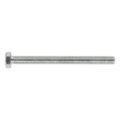 Sealey 8.8 Zinc Plated HT Setscrew M6 x 75mm, DIN 933 - Pack of 50