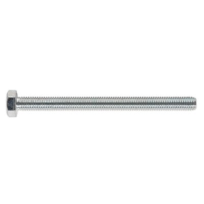 Sealey 8.8 Zinc Plated HT Setscrew M8 x 100mm, DIN 933 - Pack of 25