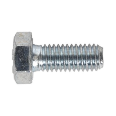 Sealey 8.8 Zinc Plated HT Setscrew M8 x 20mm, DIN 933 - Pack of 50