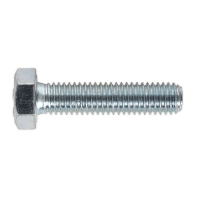 Sealey 8.8 Zinc Plated HT Setscrew M8 x 35mm, DIN 933 - Pack of 50