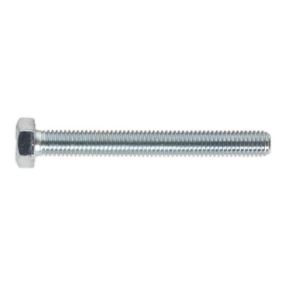 Sealey 8.8 Zinc Plated HT Setscrew M8 x 70mm, DIN 933 - Pack of 25