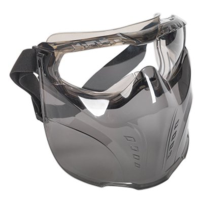 Sealey Worksafe Safety Goggles with Detachable Face Shield