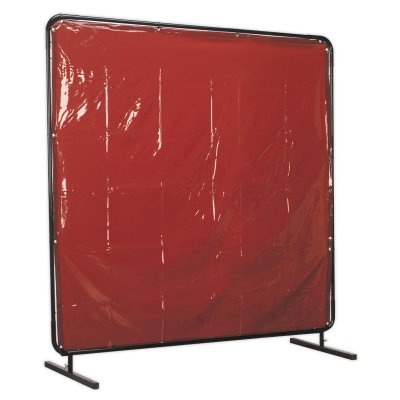 Sealey Workshop Welding Curtain & Frame to EN ISO 25980:2014 1.8 x 1.75m