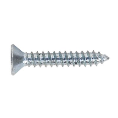 Sealey Self-Tapping Countersunk Pozi Screw 4.2 x 25mm, DIN 7982 - Pack of 100