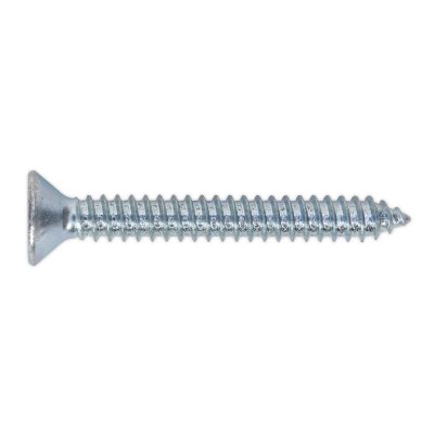 Sealey Self-Tapping Countersunk Pozi Screw 6.3 x 51mm, DIN 7982 - Pack of 100