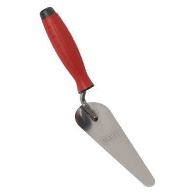 Sealey Stainless Steel Narrow Gauging Trowel with Rubber Handle 160mm