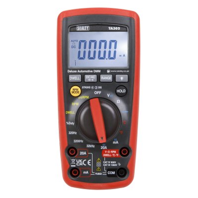 Sealey 12-Function Digital Automotive Multimeter with Inductive Coupler