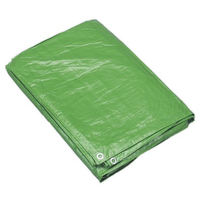 Sealey Tarpaulin 3.66 x 4.88m - Green