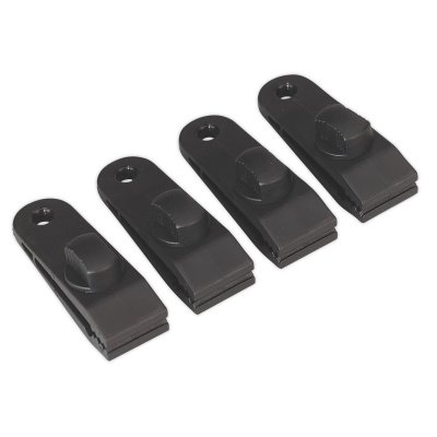 Sealey Tarpaulin Clip - Pack of 4