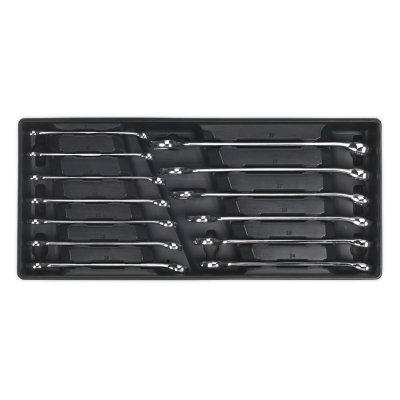 Sealey Premier Combination Spanner Set with Tool Tray 13pc