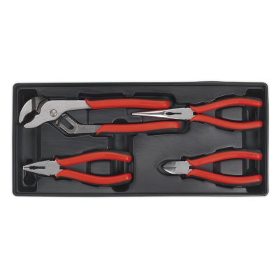 Sealey Premier Pliers Set with Tool Tray 4pc