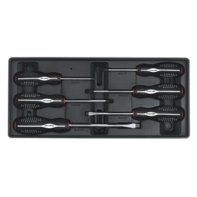 Sealey Premier Screwdriver Set with Tool Tray 6pc