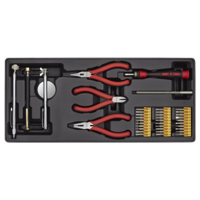 Sealey Premier Precision & Pick-Up Tool Set with Tool Tray 38pc