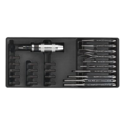 Sealey Premier Punch & Impact Driver Set with Tool Tray 25pc