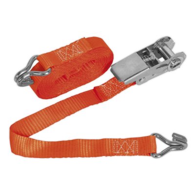 Sealey Ratchet Strap Polyester Webbing 25mm x 4.5m 800kg Breaking Strength