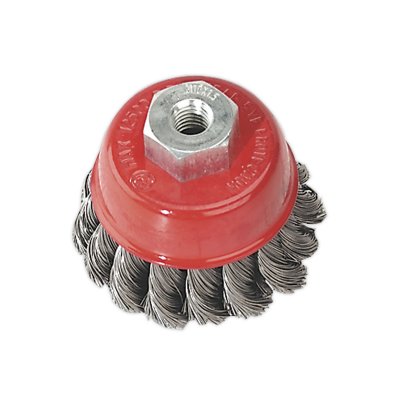 Sealey 65mm Twist Knot Wire Cup Brush M10 x 1.5mm