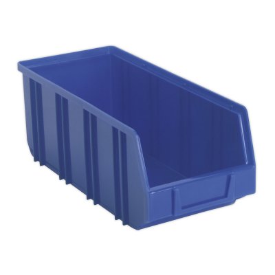 Sealey Deep Plastic Storage Bin 145 x 335 x 125mm, Blue - Pack of 16