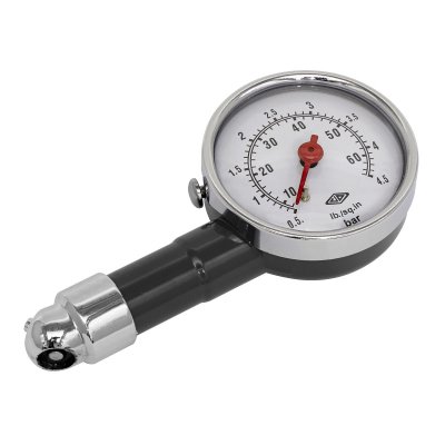 Sealey Tyre Pressure Gauge Dial Type 0-4.5bar(0-60psi)