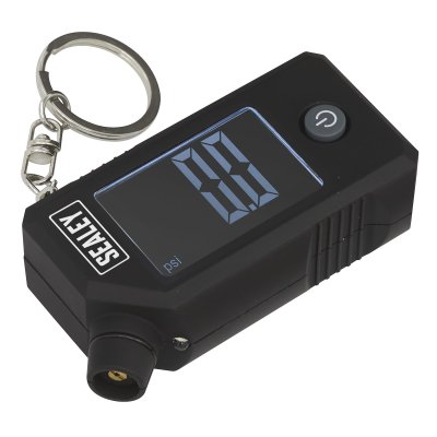 Sealey Digital Tyre Pressure & Tread Depth Gauge with LED