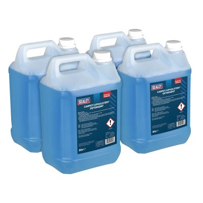 Sealey Carpet/Upholstery Detergent 5L - Pack of 4