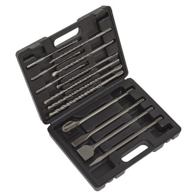 Sealey Worksafe SDS Plus Drill Bit & Chisel Set 13pc